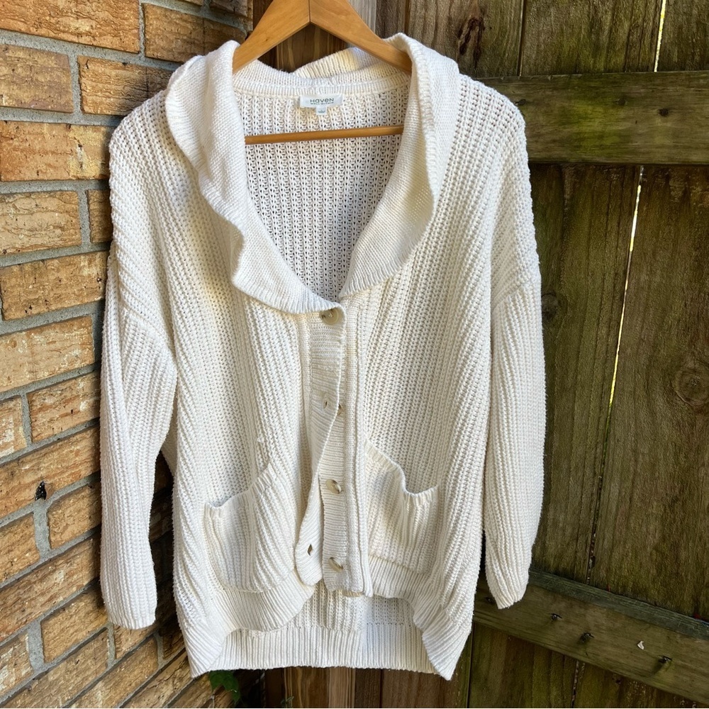 Haven Well Within Cozy Cream Women's Cardigan Sweater